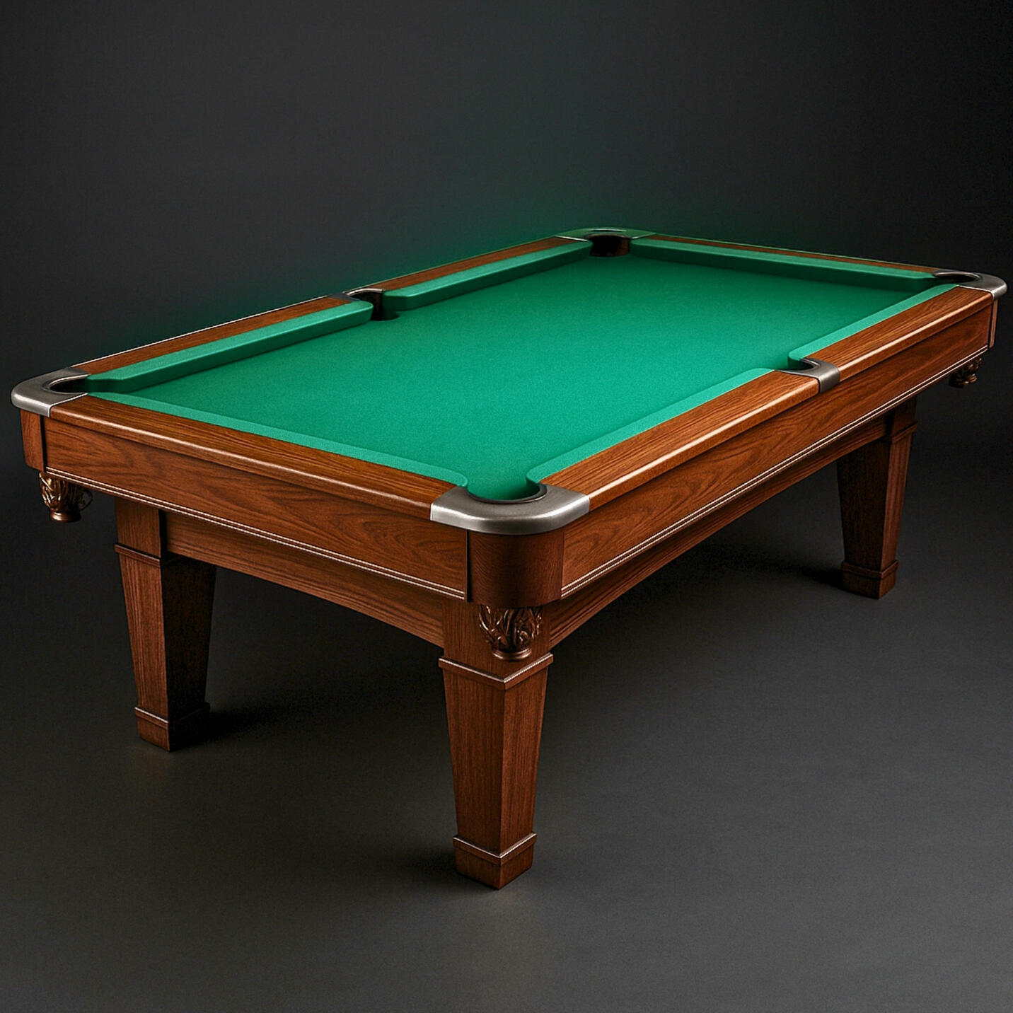 Prime Distributors Chandigarh- Pool Tables 8ft slate pool table walnut finish installed by Prime Distributors Chandigarh.